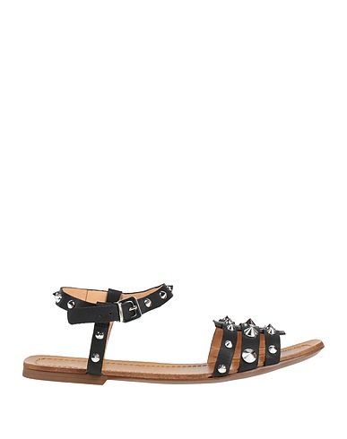 MISS UNIQUE Sandals Black Leather