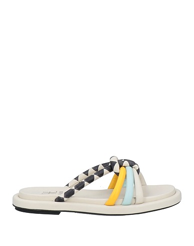 FABI Sandals Off white Leather