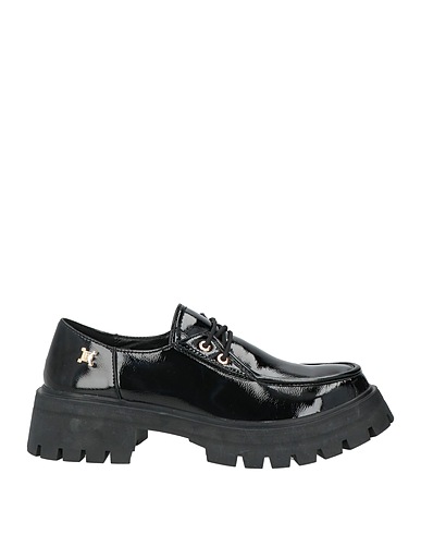 LAURA BIAGIOTTI Laced shoes Black Textile fibres
