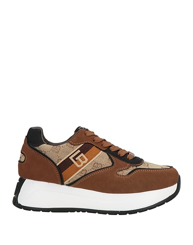 LAURA BIAGIOTTI Sneakers Braun Andere Fasern, Gewebefasern