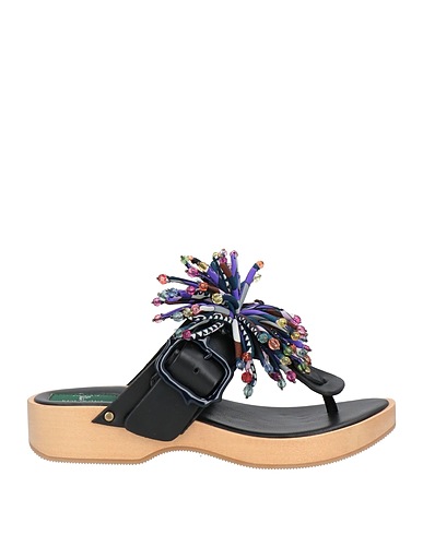 PUCCI Infradito Nero Pelle