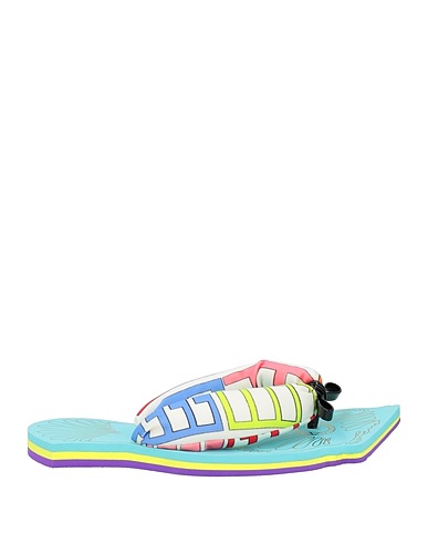 PUCCI Sandalias de dedo Rosa Fibras textiles