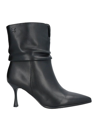 LAURA BIAGIOTTI Ankle boot Black Textile fibers