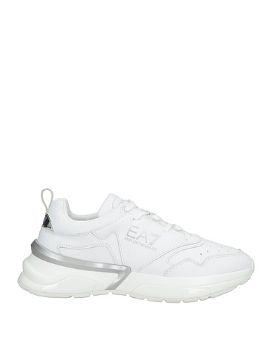 EA7 Sneakers White 50% Polyamide, 50% Elastane, Polyurethane