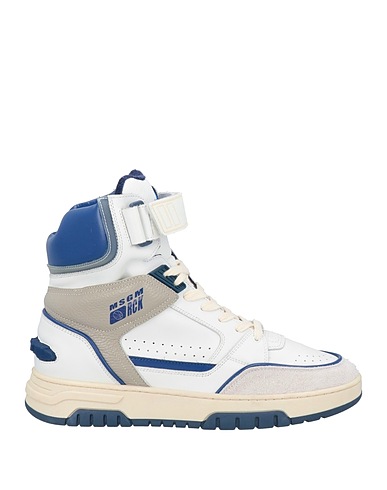 MSGM Sneakers Bianco Pelle