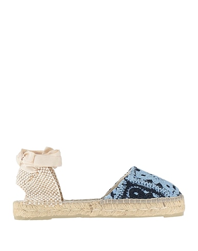 MANEBÍ Espadrillas Celeste Fibre tessili