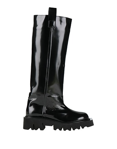 MSGM Boots Black Leather