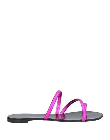 FRANCESCO SACCO Flip flops Fuchsia Leather