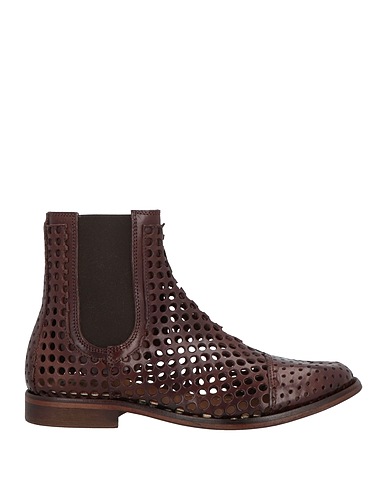 MOMA Ankle boot Dark brown Calfskin