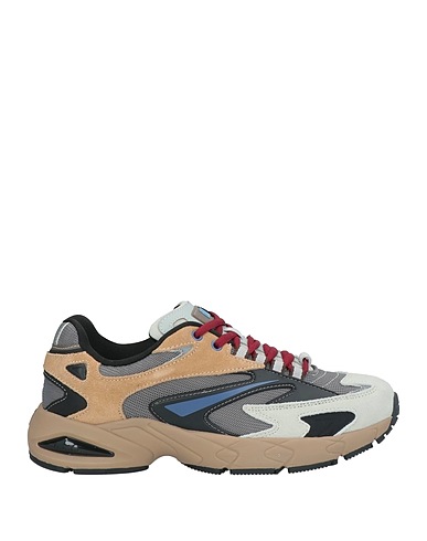 D.A.T.E. Sneakers Light grey Leather, Textile fibers