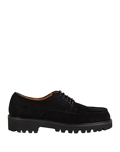MANIFATTURE ETRUSCHE Laced shoes Black Leather