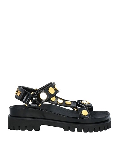 SANDRO Sandals Black Leather