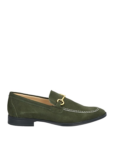 MANUFACTURE D'ESSAI Loafers Military green Leather