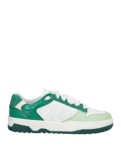 P448 Sneakers Säuregrün Leder, Gewebefasern