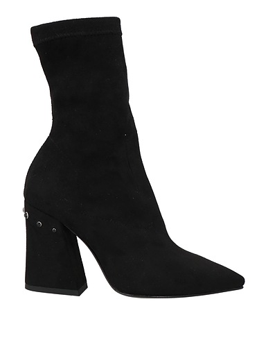 LORENZO MARI Ankle boot Black Textile fibers