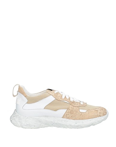 BLOCKS 79 Sneakers Beige Pelle, Fibre tessili