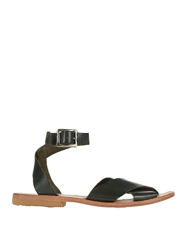 MOMA Sandals Dark green Cowhide