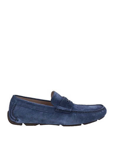 FERRAGAMO Loafers Navy blue Leather