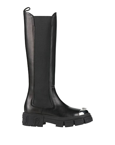 PHILIPP PLEIN Stiefel Schwarz Leder