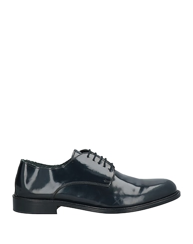 BALDININI Laced shoes Midnight blue Leather