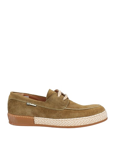 BALDININI Laced shoes Khaki Leather