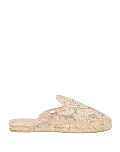 BALDININI Espadrilles Blush Leather, Textile fibers