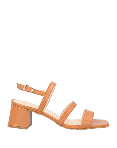 BALDININI Sandals Camel Leather