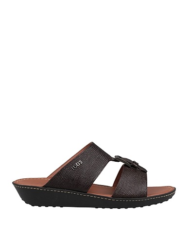 TOD'S Sandals Dark brown Leather