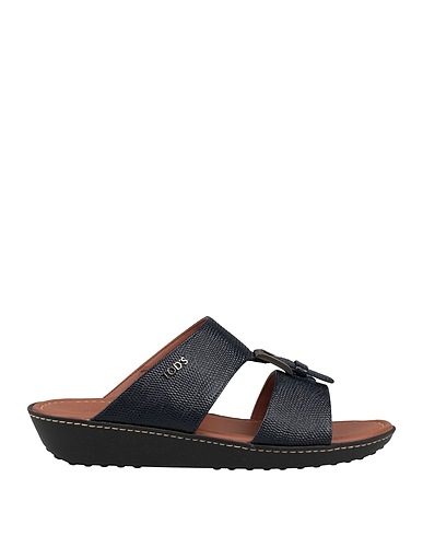 TOD'S Sandali Blu notte Pelle