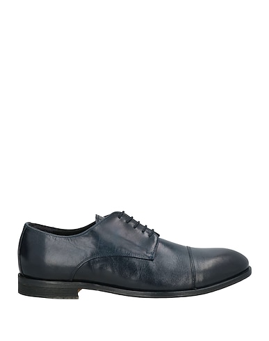 BALDININI Laced shoes Midnight blue Calfskin