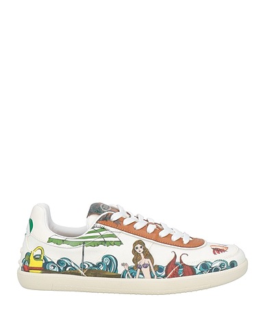 TOD'S Sneakers White Textile fibres, Leather