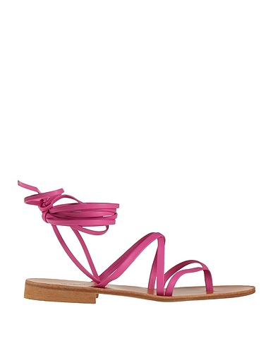 BALDININI Flip flops Fuchsia Leather