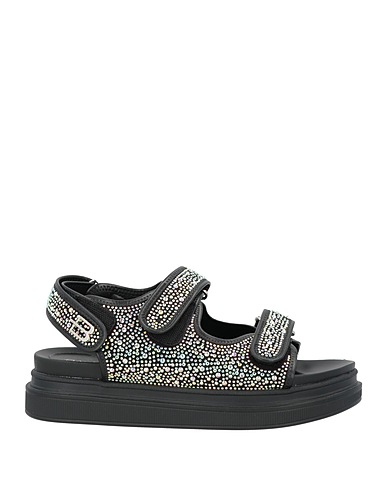 BALDININI Sandals Black Leather