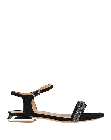 BALDININI Sandals Black Leather
