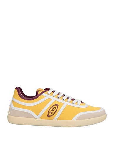 TOD'S Sneakers Marigold Leather, Textile fibers