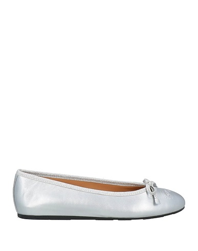 FERRAGAMO Ballet flats Silver Lambskin