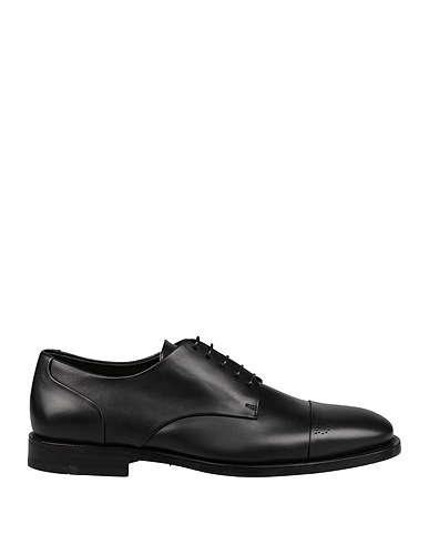 FERRAGAMO Laced shoes Black Calfskin