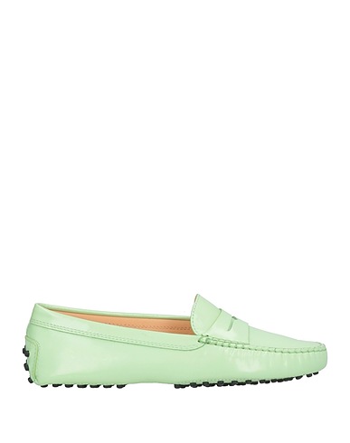 TOD'S Loafers Light green Leather