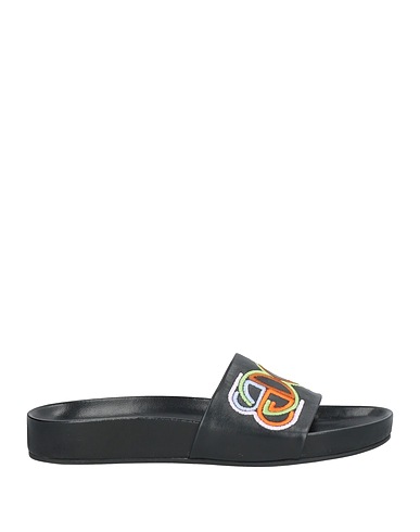 BALDININI Sandals Black Leather