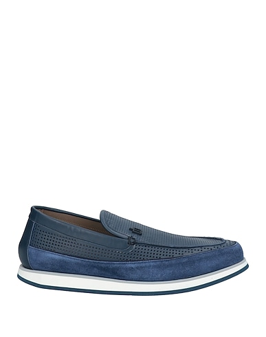 BALDININI Loafers Navy blue Calfskin