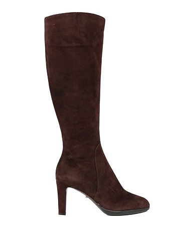 SERGIO ROSSI Boots Chocolate brown Leather
