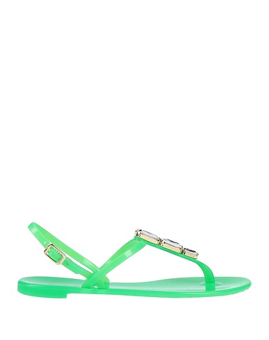 BALDININI Flip flops Lime green Rubber