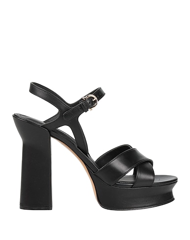 FERRAGAMO Sandals Black Lambskin