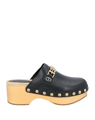 BALDININI Mules and clogs Black Calfskin