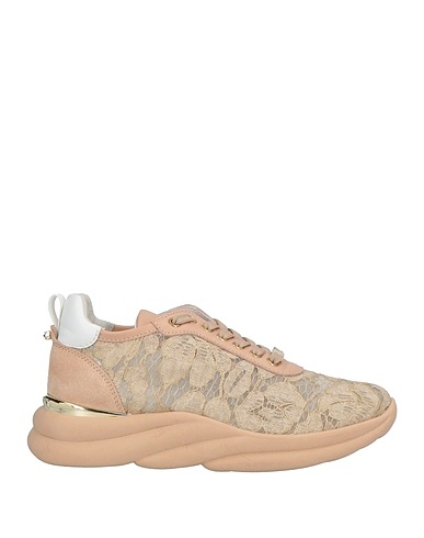 BALDININI Sneakers Cipria Pelle di vitello, Fibre tessili