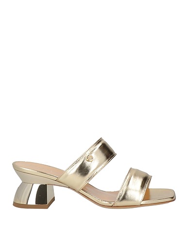 BALDININI Sandals Platinum Leather