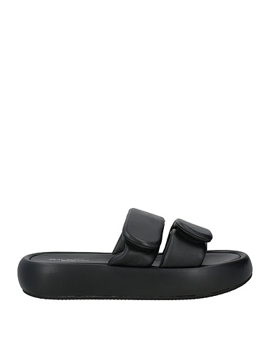 BALDININI Sandals Black Leather