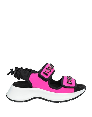 HOGAN Sandals Fuchsia Textile fibers
