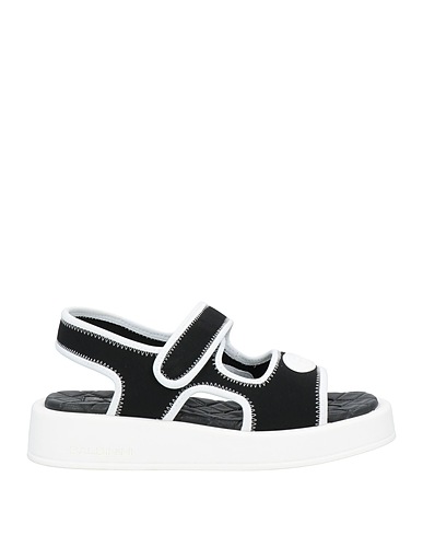 BALDININI Sandals Black Textile fibers