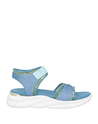 BALDININI Sandali Celeste Pelle, Fibre tessili, Plastica